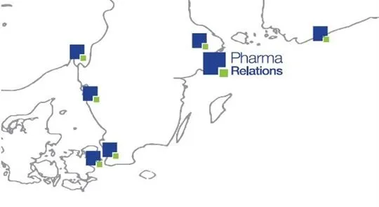 Map with 7 local offices