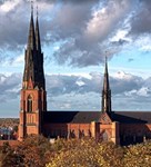 Panoramic picture of Uppsala catedral from PharmaRelations Office