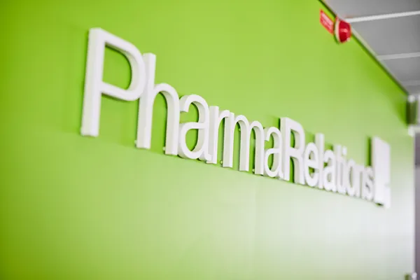 Logo- PharmaRelations wall