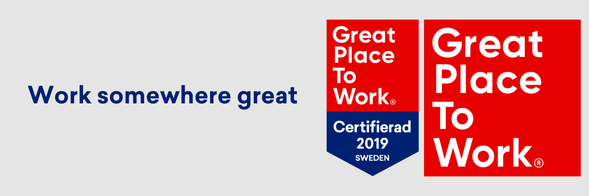 Great place to work in Sweden 2019